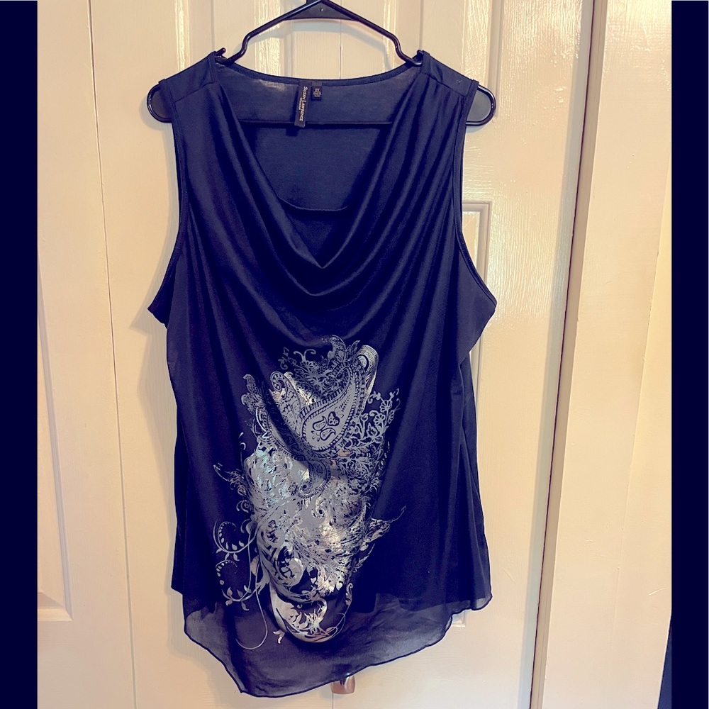 Sexy dark blue top